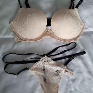 NWT Victoria Secret Bra & Thong